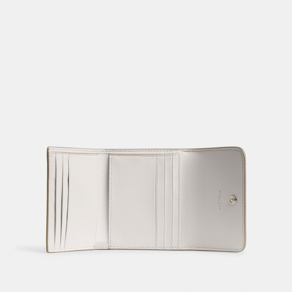Coach Mila Small Flap Wallet With Floral Print